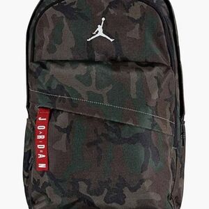 Jordan Camo Backpack - Dark Green and Brown